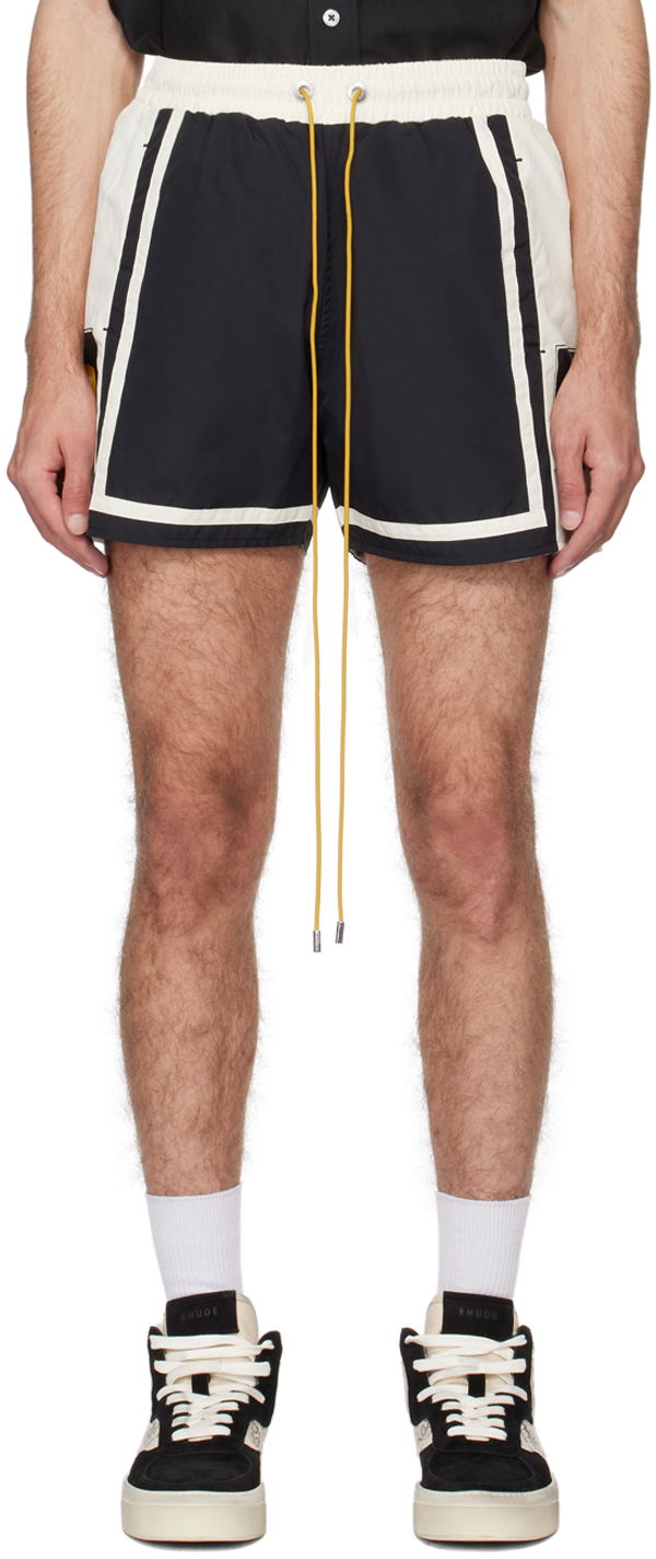 Къси панталони Rhude Moonlight Shorts Черно | RHPS24SH06016130