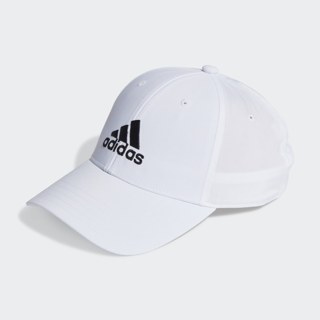 Шапка с козирка adidas Originals Embroidered Logo Lightweight Baseball Cap Бяло | II3552, 0