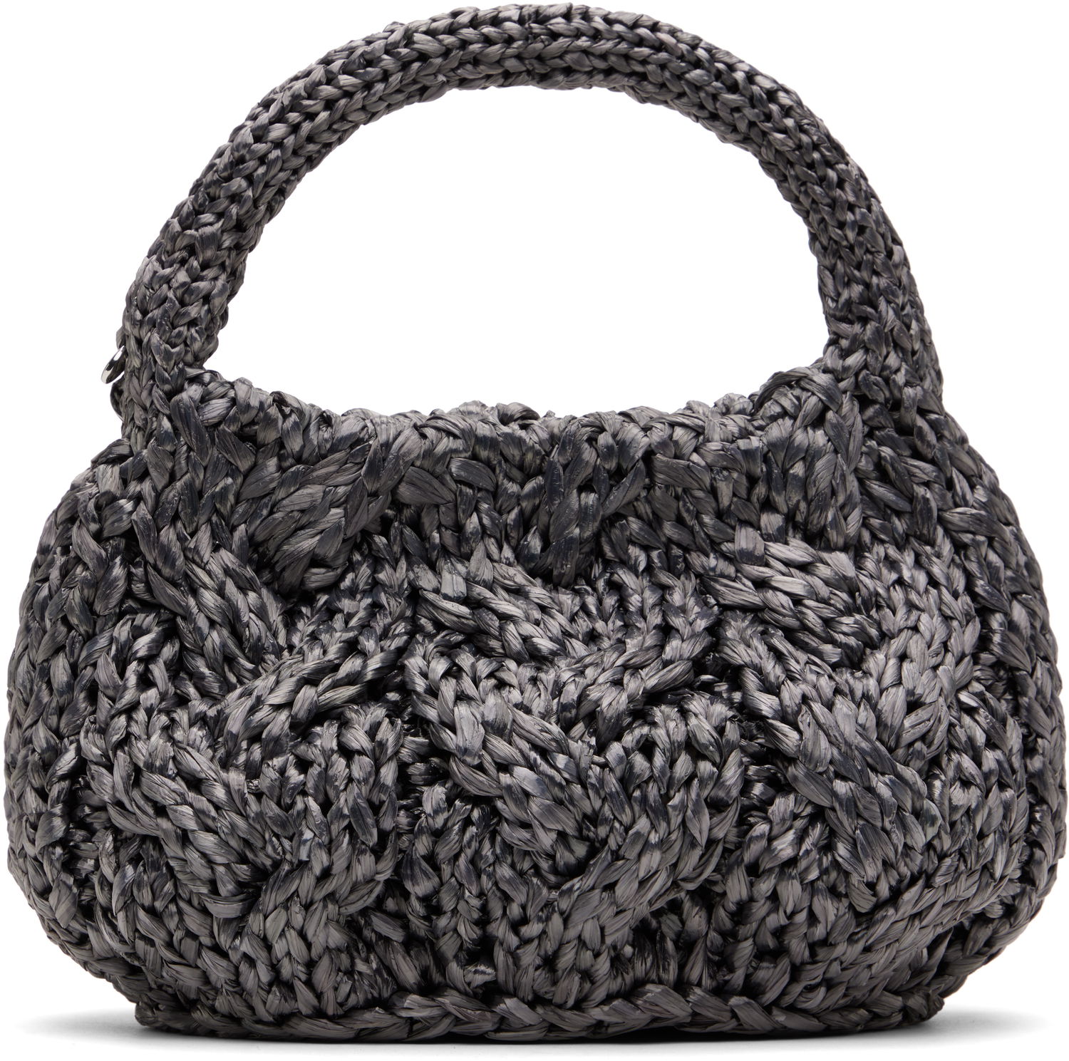 Дамска чанта JW Anderson JW Anderson Small Cable Knit Bag Черно | HB0726-FA0445, 0