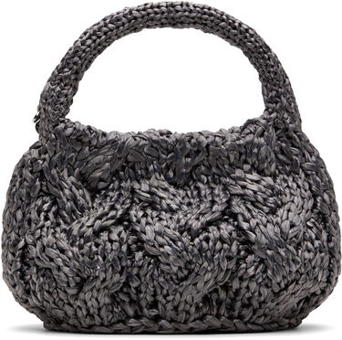 Дамска чанта JW Anderson JW Anderson Small Cable Knit Bag Черно | HB0726-FA0445, 0