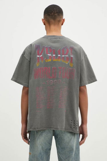 Тениска Ksubi KSUBI Global Ekcess Graphic T-Shirt Сиво | MPS25TE016, 2