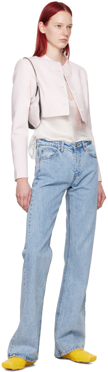 Яке Coperni Coperni Cropped Jacket Розово | COPV33BIS834, 3