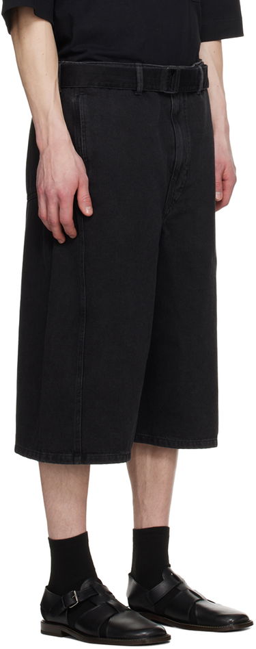 Къси панталони LEMAIRE Lemaire Twisted Denim Shorts Черно | PA1107 LD1023, 1