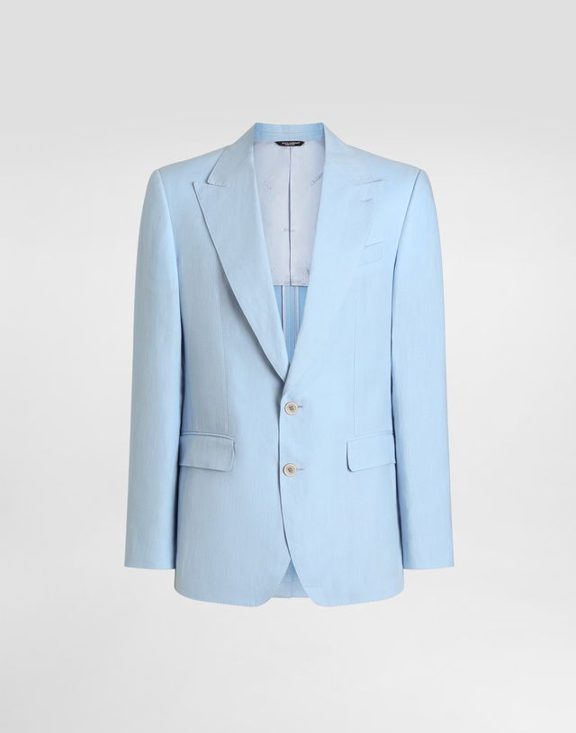 Dolce & Gabbana Sicilia Single-Breasted Linen Jacket