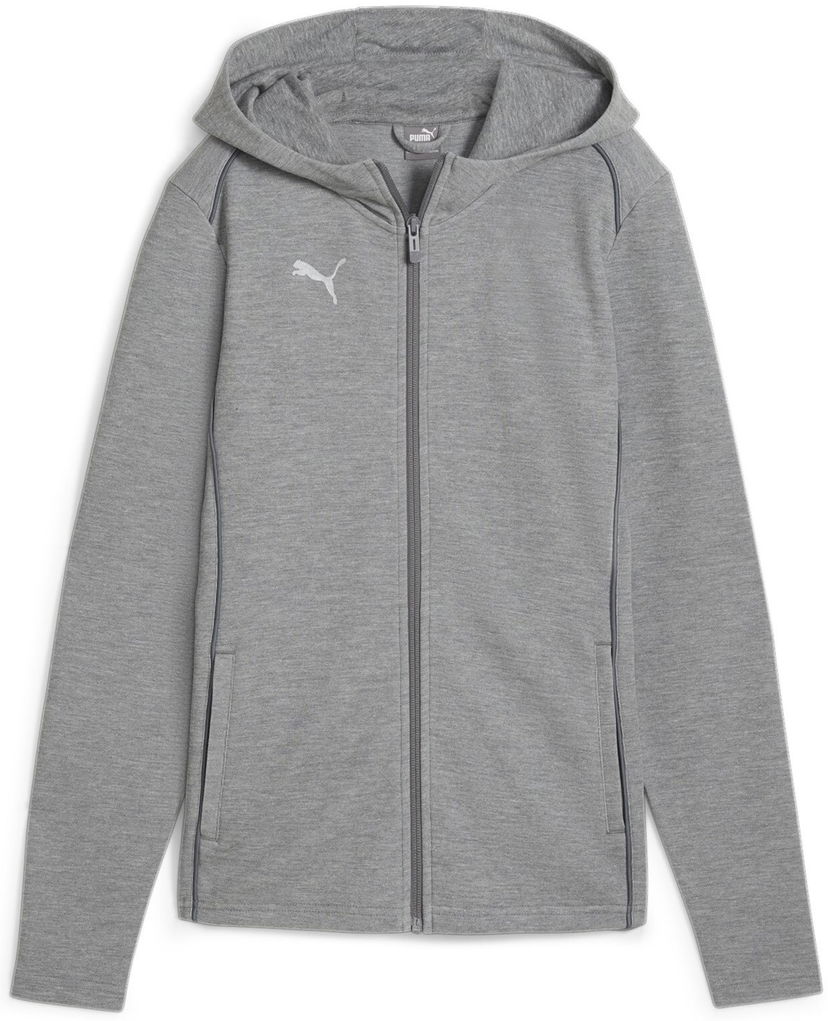 Суитчър Puma teamFINAL Casuals Hooded Jkt Wmn Сиво | 658531-33