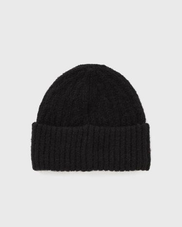 Шапка American Vintage EAST Knitted Beanie with Ribbed Cuff Черно | EAST22AH25-NOIR, 3