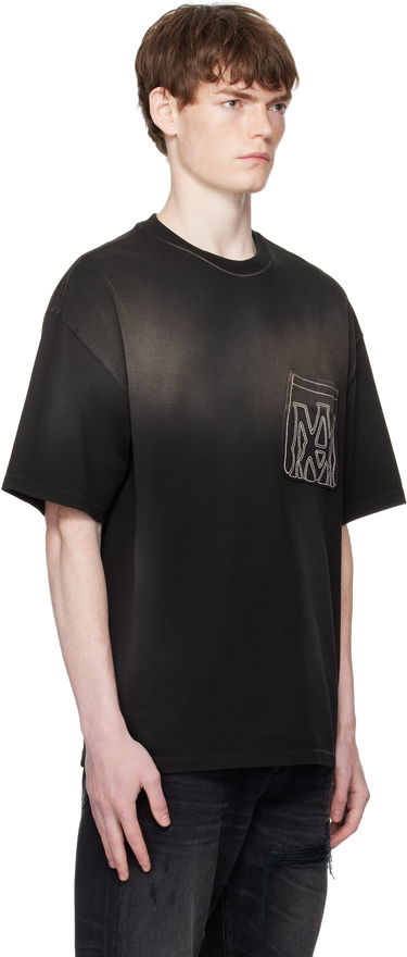 Тениска AMIRI AMIRI MA Outline Oversized T-Shirt Бежово | AMJYTE1205, 4