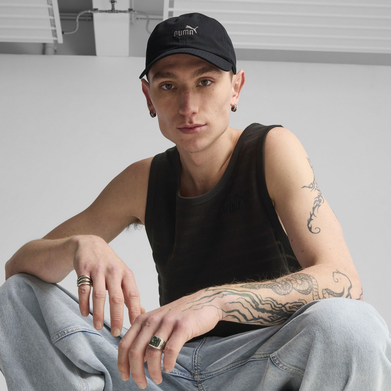 Шапка с козирка Puma ESS Elevated Baseball Cap Черно | 025983_01, 1
