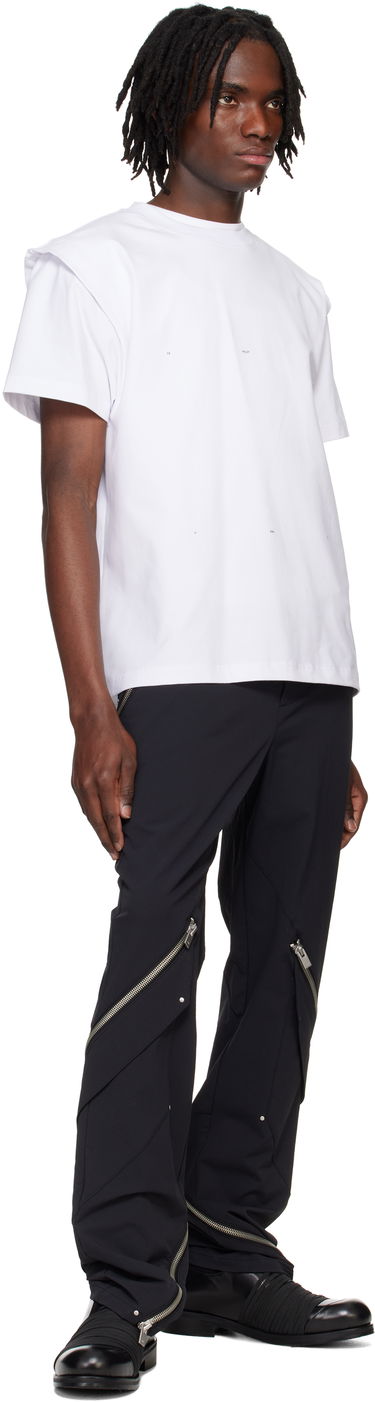 Тениска HELIOT EMIL HELIOT EMIL Outline Logo T-Shirt Бяло | PRESS25_M_09_089_WHT02_CO, 3