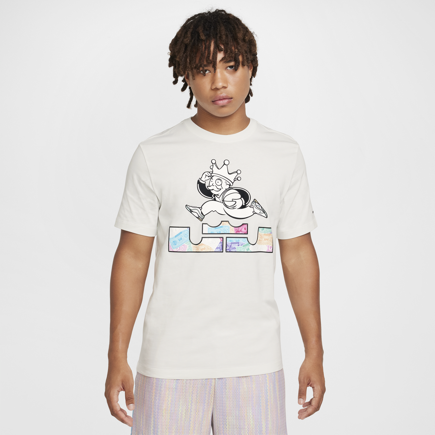 Тениска Nike Basketball Graphic T-Shirt Бяло | HF6189-100, 0