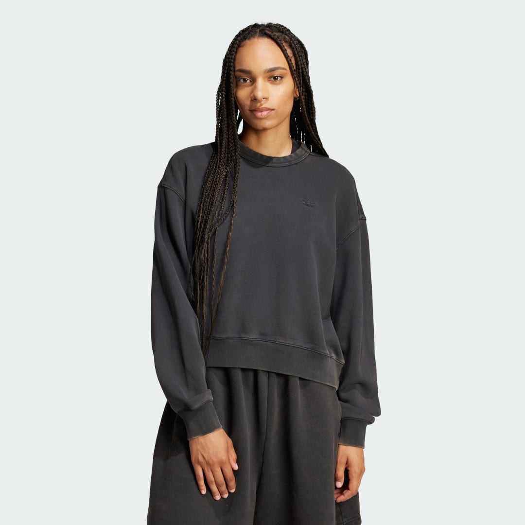 Суитчър adidas Performance Premium Essentials Sweatshirt Черно | JP2515, 0