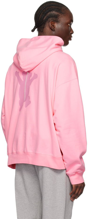 Суитчър We11done Teddy Graphic Print Hoodie Розово | WD-TH3-22-727-U-PK, 2
