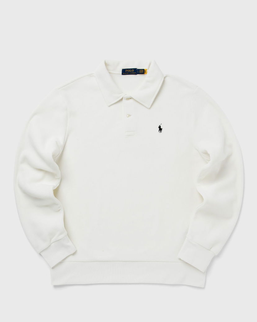 Суитчър Polo by Ralph Lauren Long Sleeve Collared Sweatshirt Бяло | 710981466003