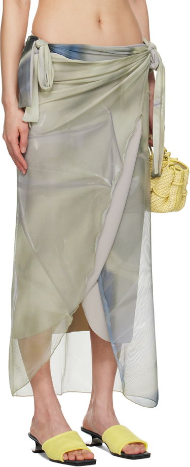 Пола Serapis Draped Tarp Malong Maxi Skirt Многоцветен | SS25_PS_1, 1