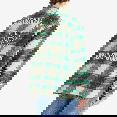 Риза BILLIONAIRE BOYS CLUB Heart & Mind Check Overshirt Зелено | B25127-GRN, 3