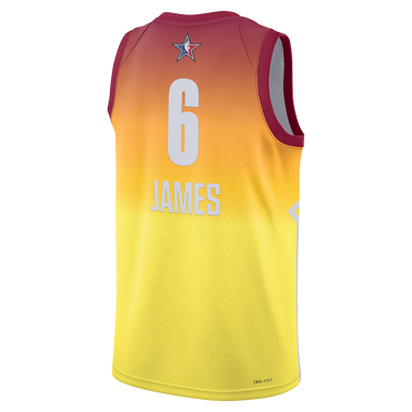 Фланелка Jordan Dri-FIT NBA All-Star LeBron James Swingman Jersey Червено | DX6330-611, 3