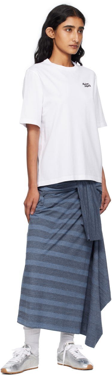 Тениска MAISON KITSUNÉ Maison Kitsuné Handwriting Comfort T-Shirt Бяло | PW00114KJ0119, 3
