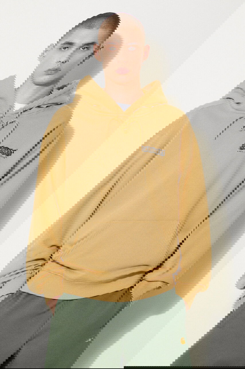 Суитчър Carhartt WIP Printed Hooded Stamp Sweat Бежово | I033621.23F06, 0