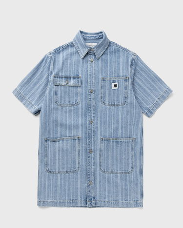 Pокля Carhartt WIP Rylan Striped Denim Shirt Dress Синьо | I035578-32H.12, 0