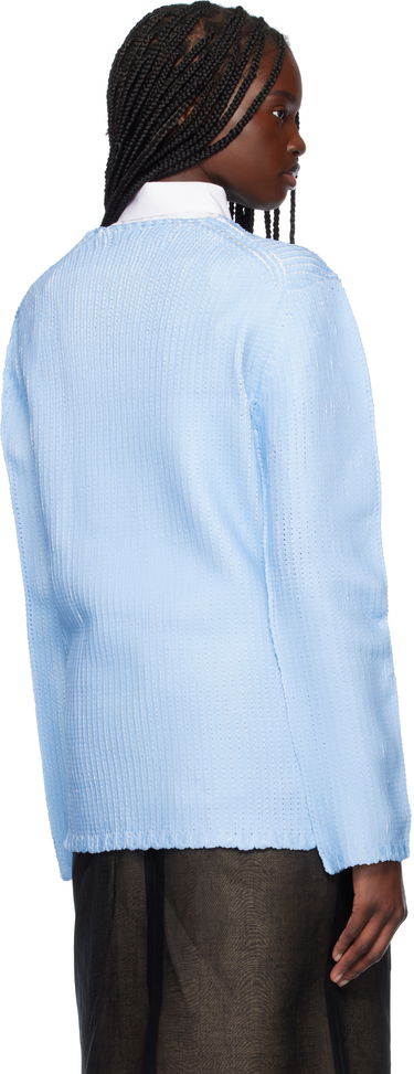 Пуловер Comme des Garçons Crewneck Sweater Синьо | FO-N004-051, 2