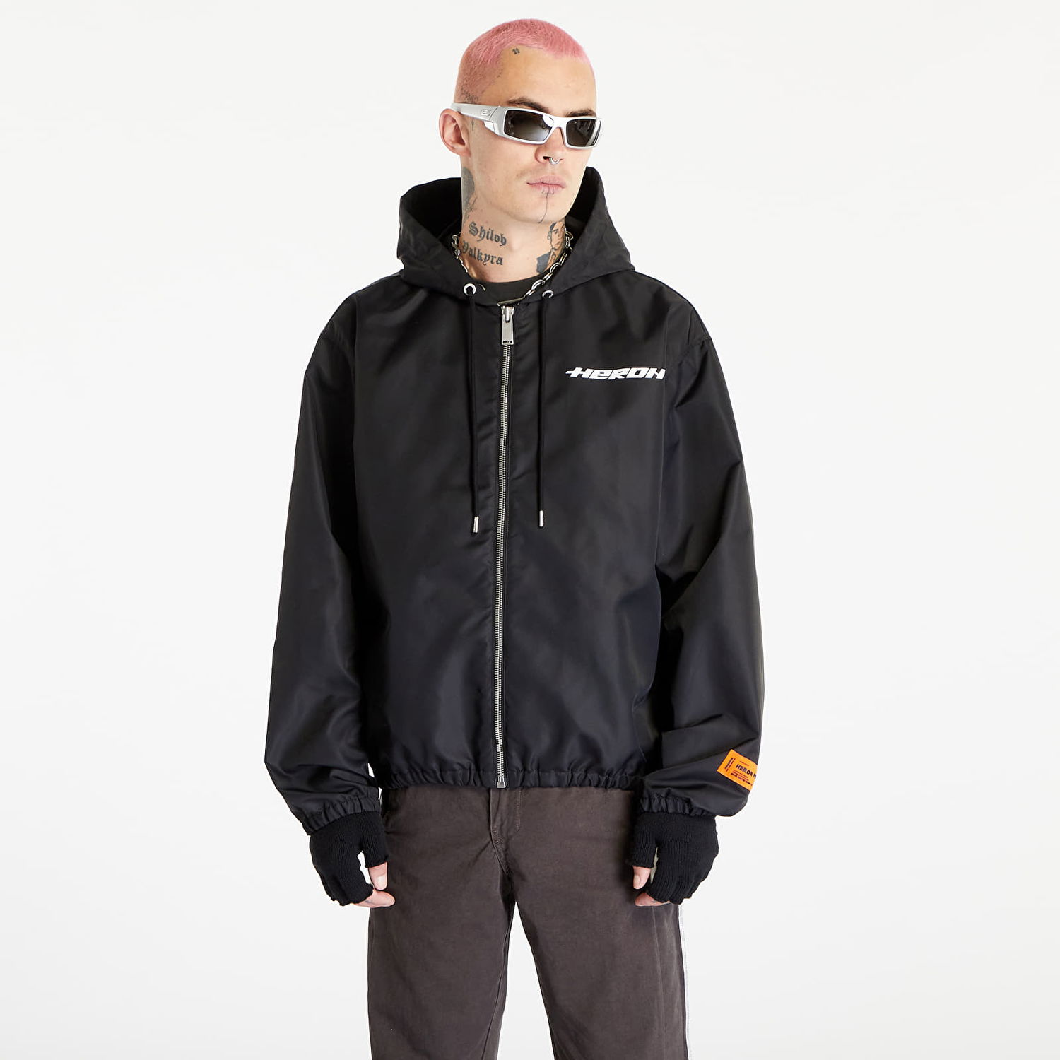 Ветровка HERON PRESTON Ex-Ray HP Nylon Windbreaker Черно | HMEB014F23FAB0011001, 0