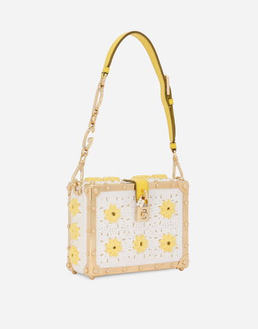 Дамска чанта Dolce & Gabbana Dolce & Gabbana Dolce Box Crochet Shoulder/Crossbody Bag Бяло | BB7165AY5668B907, 2