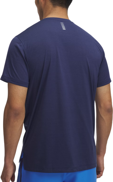 Тениска Under Armour LAUNCH Striped Short Sleeve T-Shirt Тъмно синьо | 1382582-403, 1