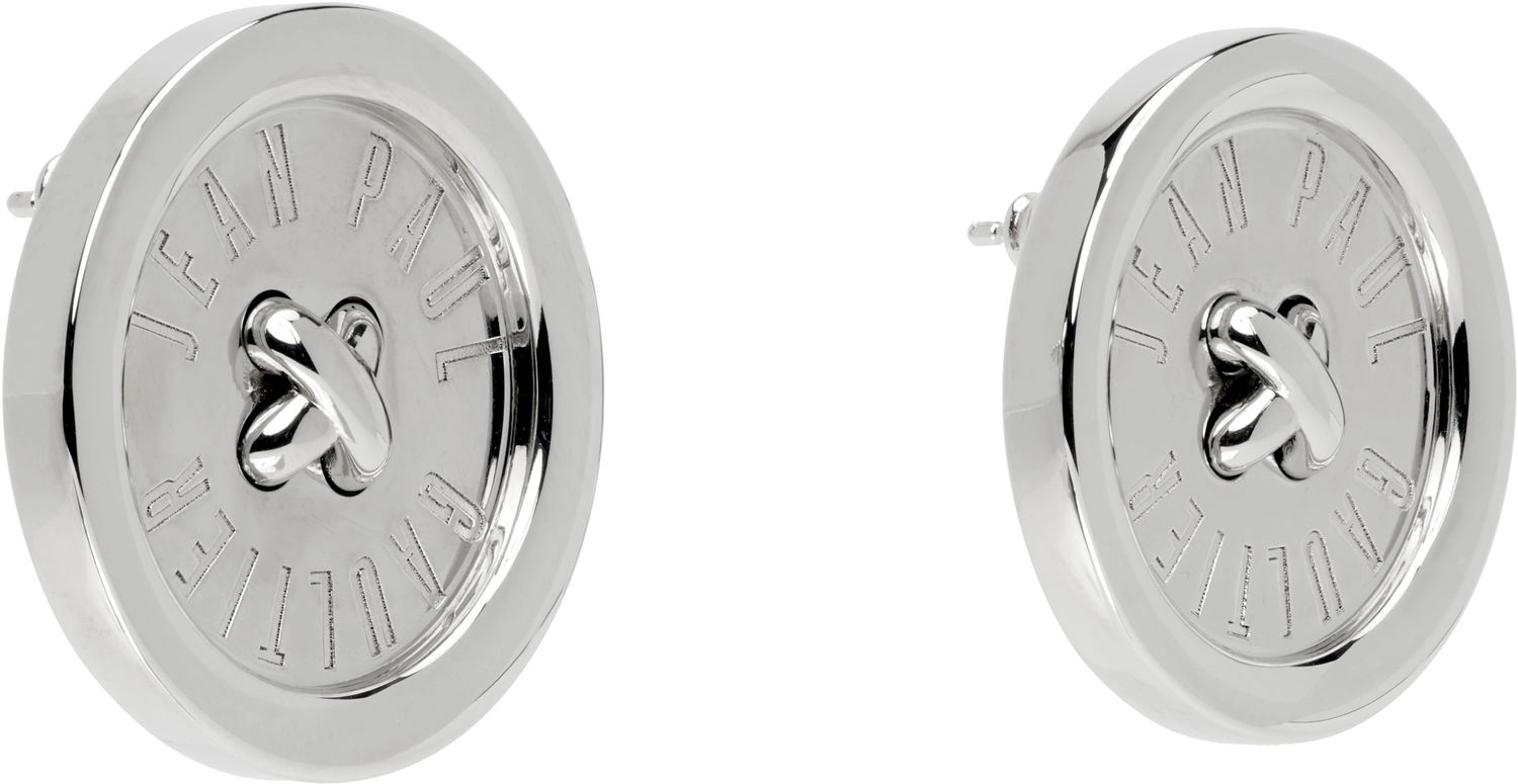 Обеци Jean Paul Gaultier Jean Paul Gaultier 'The Button' Earrings Металик | 25/04-W-JW027-X053-91, 1