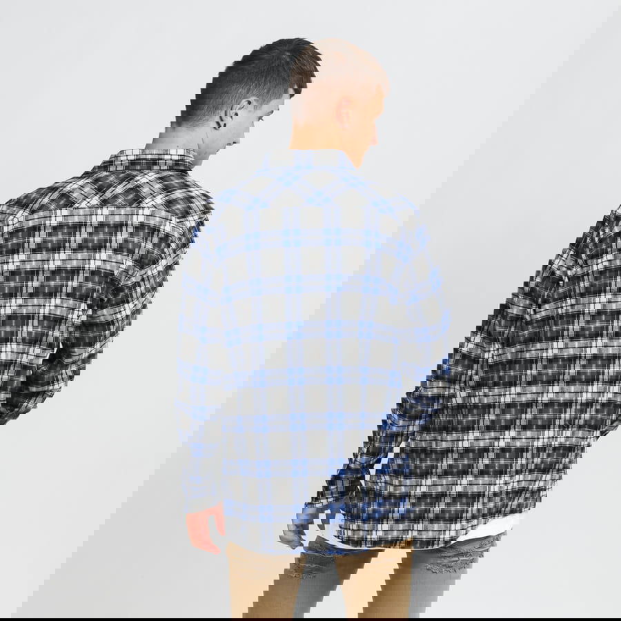 Риза Urban Classics Checked Roots Shirt Синьо | TB4489 blue, 1