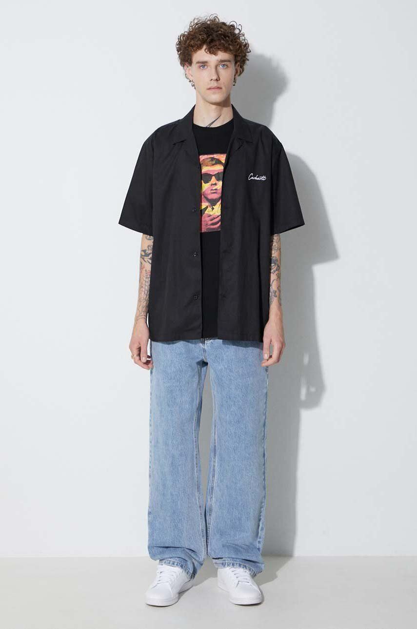Тениска Maharishi Warhol Polaroid Portrait T-Shirt Черно | 9711.BLACK, 1