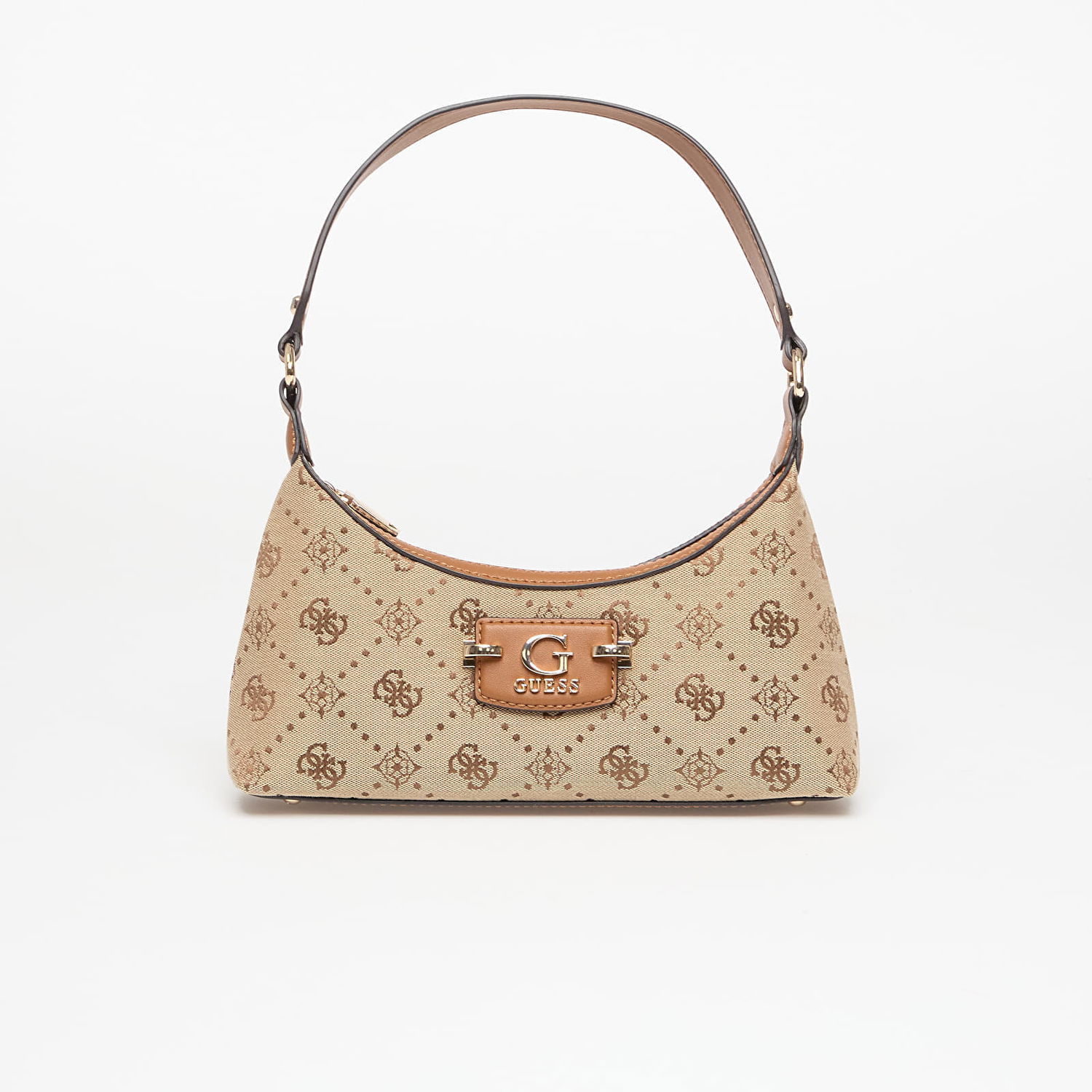 Чанта през рамо GUESS Guess Neda Top Zip Shoulder Bag Бежово | HWJP9654170-LTL, 0