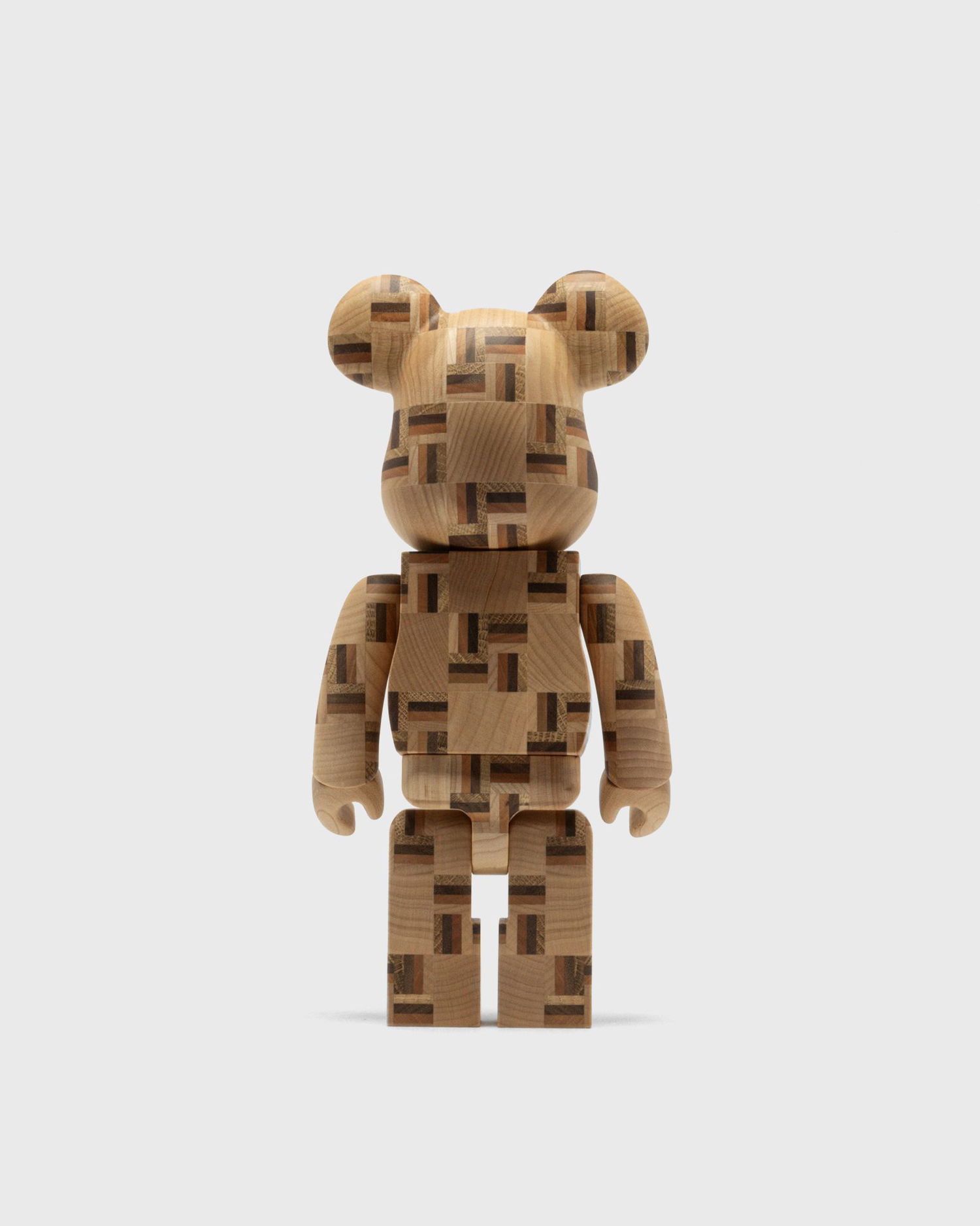 Колекционерско Medicom Toy Karimoku Yosegi Chess Bearbrick Figure Кафяво | MED2355, 1