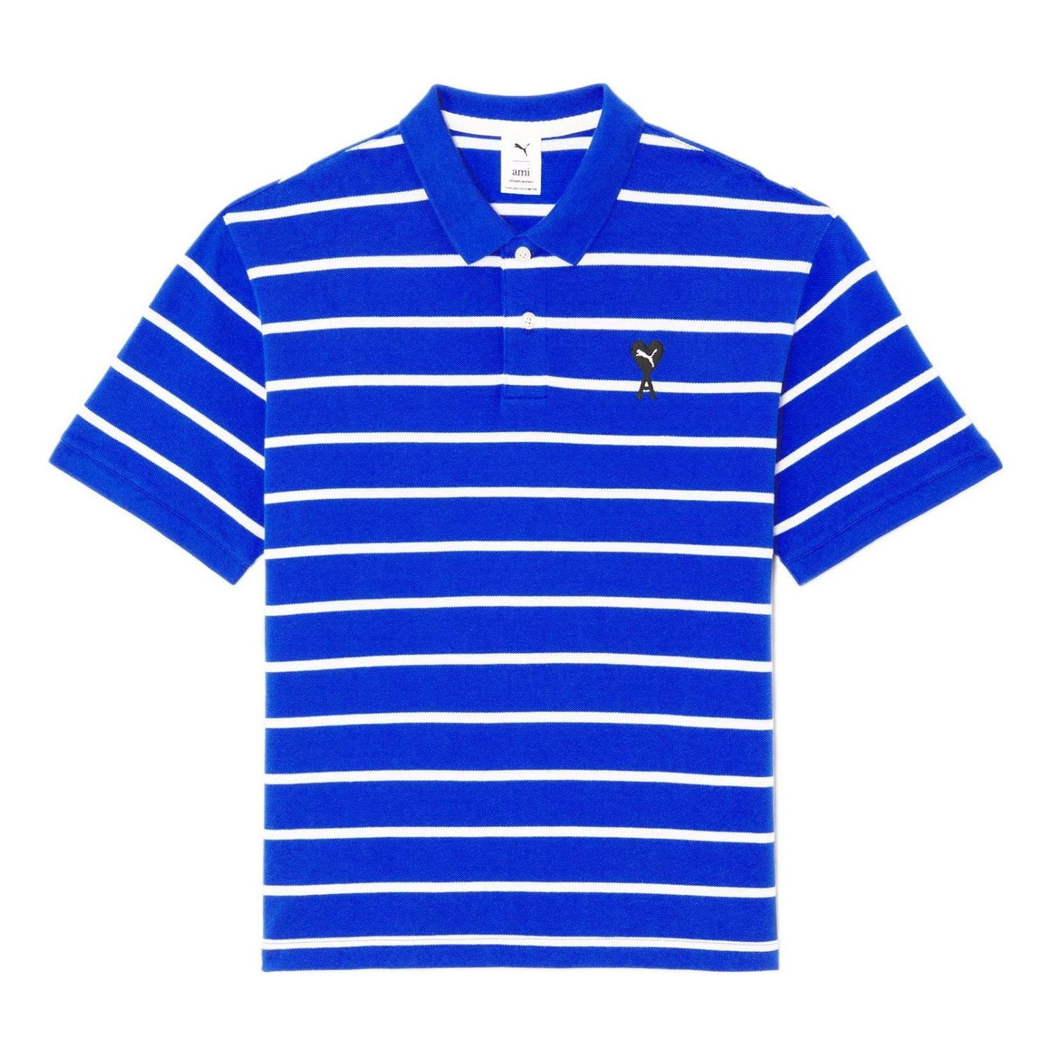 Поло тениска Puma Short Sleeve Striped Polo Shirt Синьо | 534067-93, 0