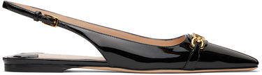 Аксесоари Tom Ford Tom Ford Whitney Patent Leather Slingback Ballerinas Черно | W3556-LCL072G, 0