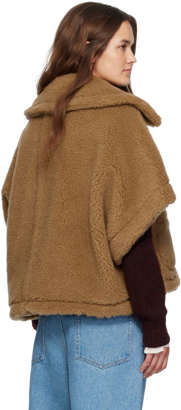 Яке Max Mara Max Mara Newterzo1 Cropped Teddy Jacket Кафяво | 2524736022600, 2