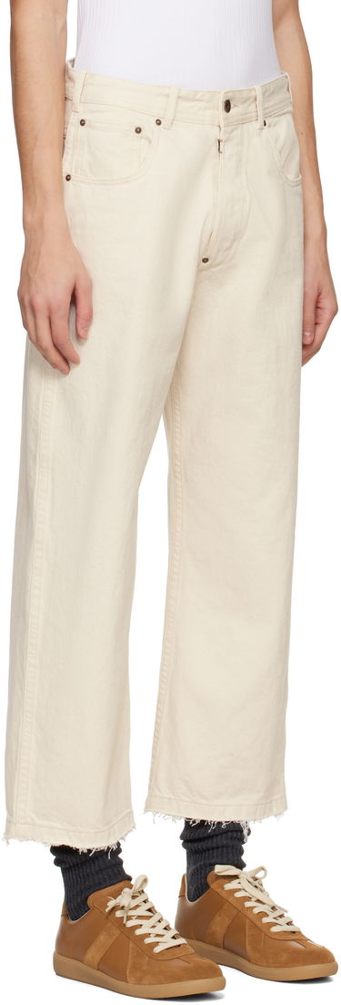 Дънки Maison Margiela Maison Margiela Frayed Jeans Бяло | S50LA0240 M30026, 4