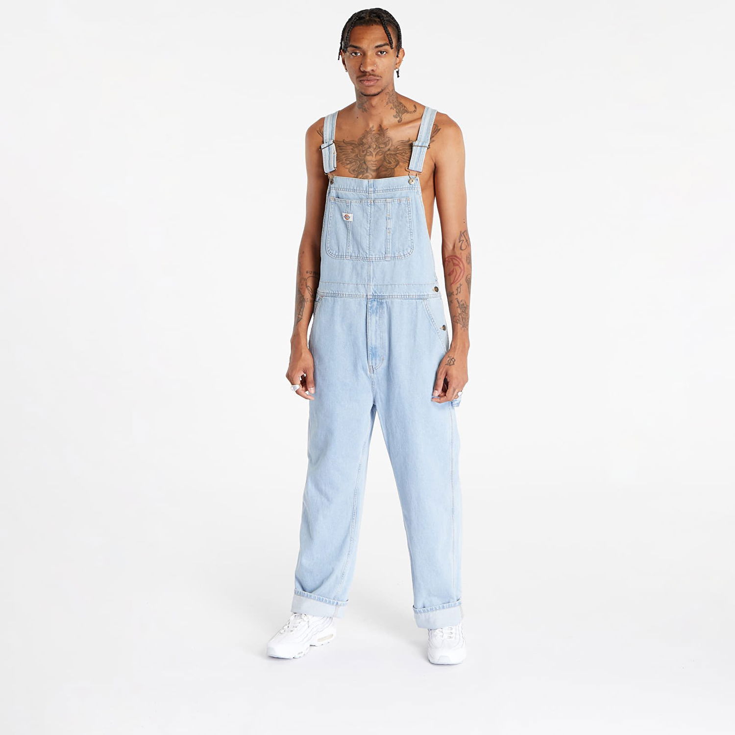 Панталони Dickies Classic Denm Bib Vintage Aged Blue Синьо | DK0A4XYAC151, 0