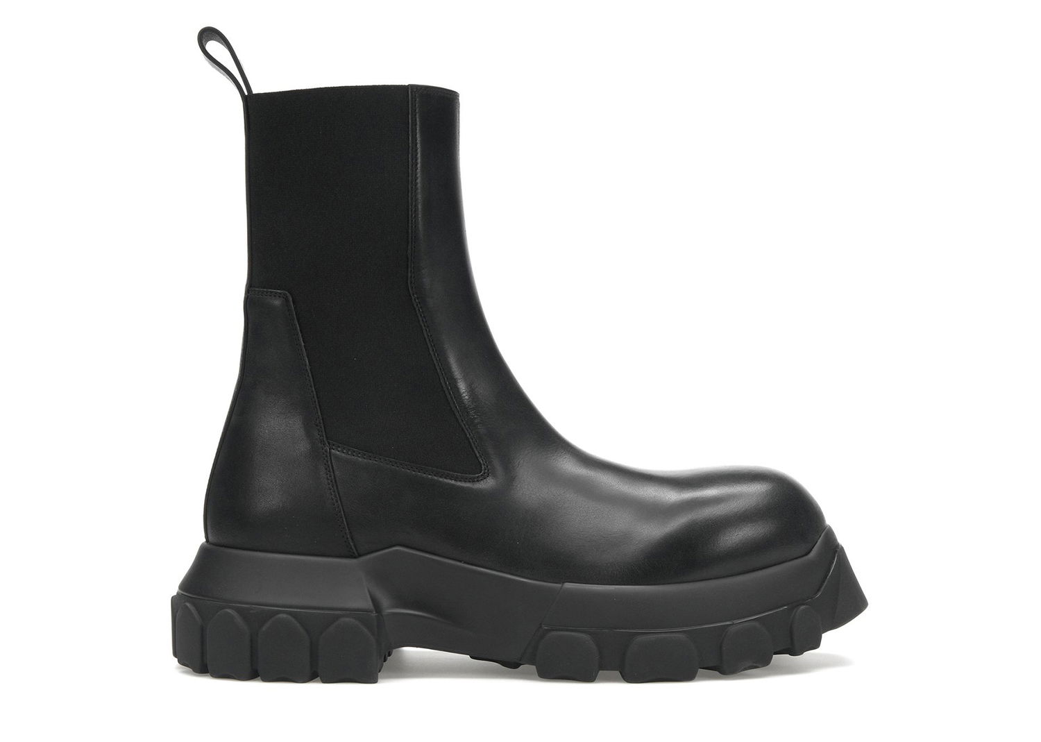 Кецове и обувки Rick Owens Lido Beatle Bozo Tractor Leather Boots Черно | RU01D3881-LOO-99, 0