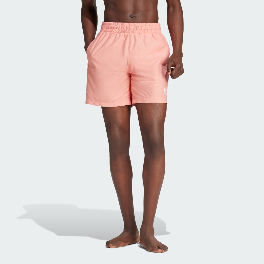 Бански adidas Originals Originals Essentials Swim Shorts Розово | IT8651, 0