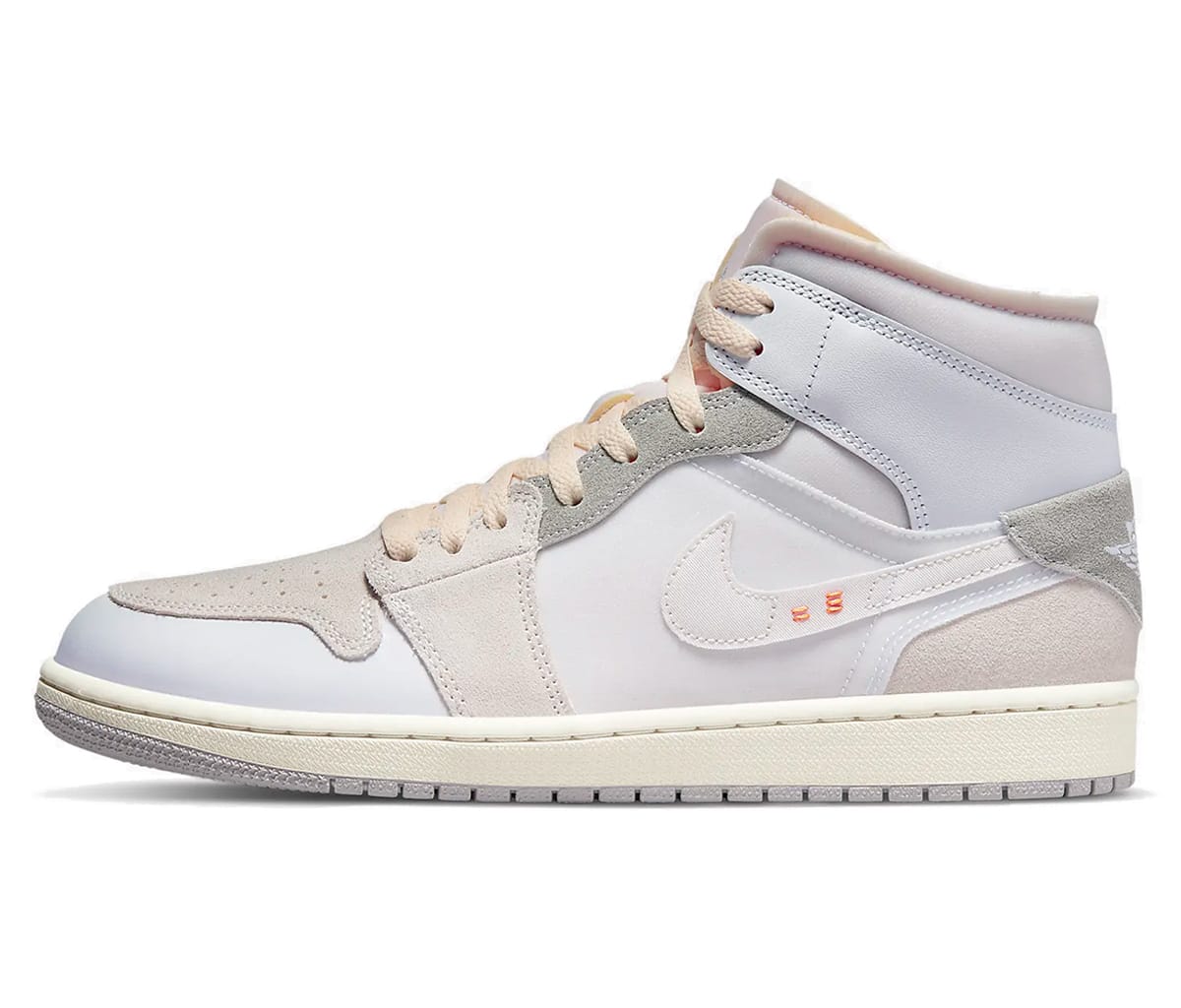 Кецове и обувки Jordan Air Jordan 1 Mid SE Craft "Inside Out White Grey" Бяло | DM9652 100, 0