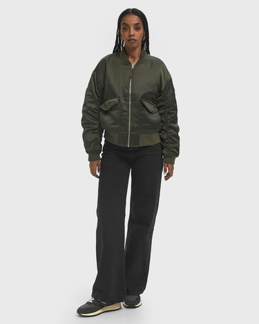 Яке бомбър Levi's ANDY TECHY Satin Bomber Jacket Зелено | A7262-0008, 1