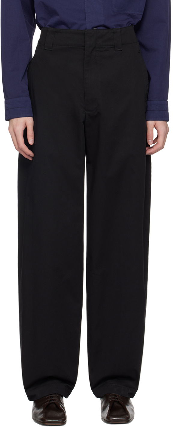 Панталони LEMAIRE Maxi Trousers Черно | PA1083 LF1255