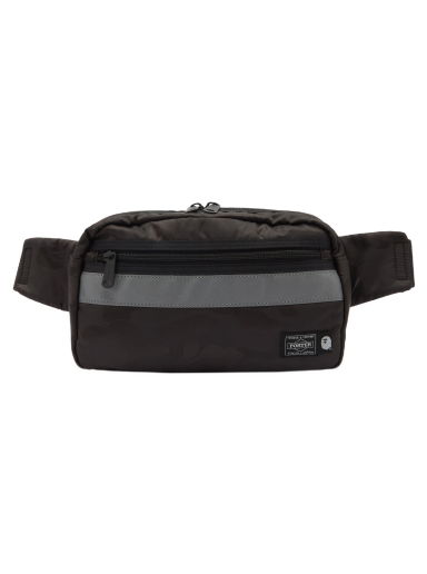 Porter Solid Camo Waist Bag Black