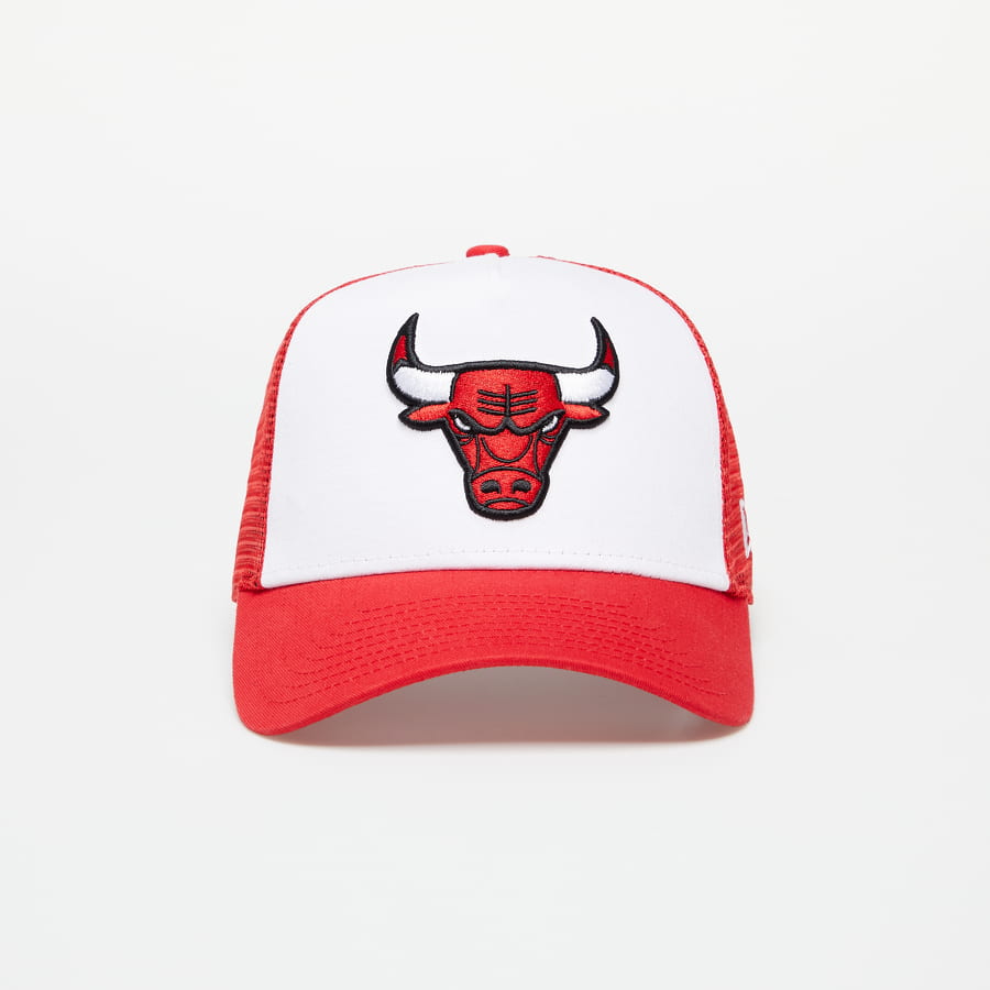 Шапка с козирка New Era Chicago Bulls Team Colour A-Frame Trucker Cap Червено | 60348855, 0