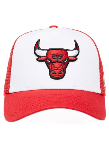 Шапка с козирка New Era Chicago Bulls Team Colour A-Frame Trucker Cap Червено | 60348855