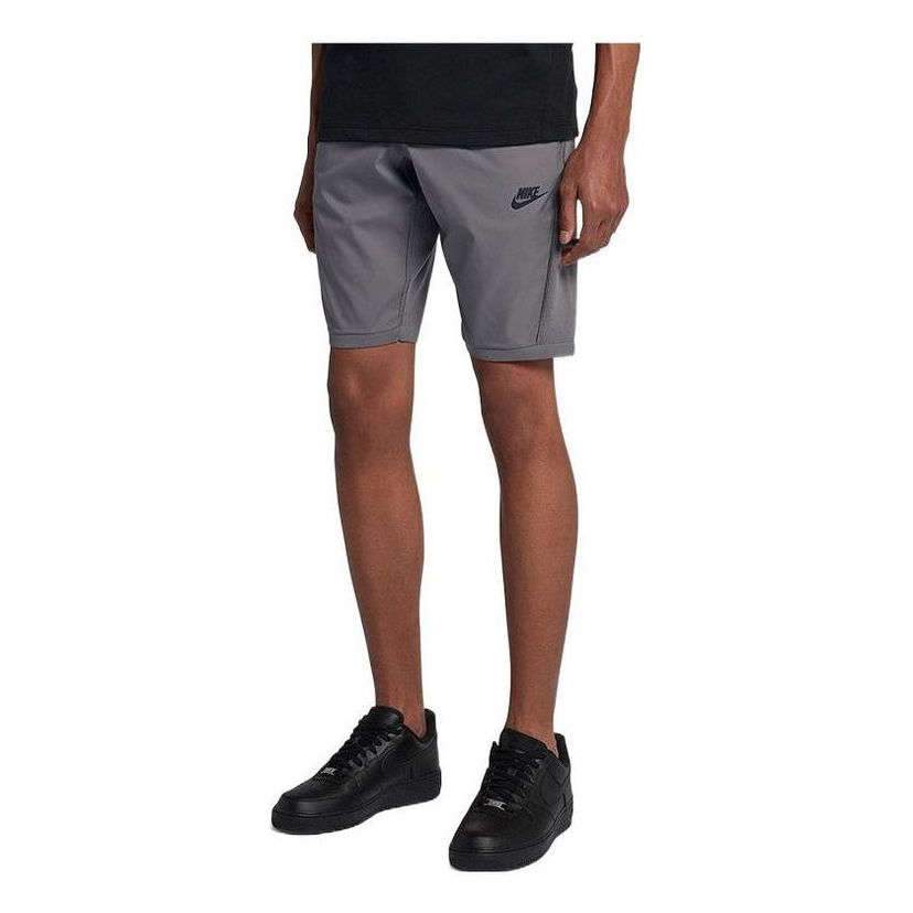 Къси панталони Nike Drawstring Logo Shorts Сиво | 886180-036
