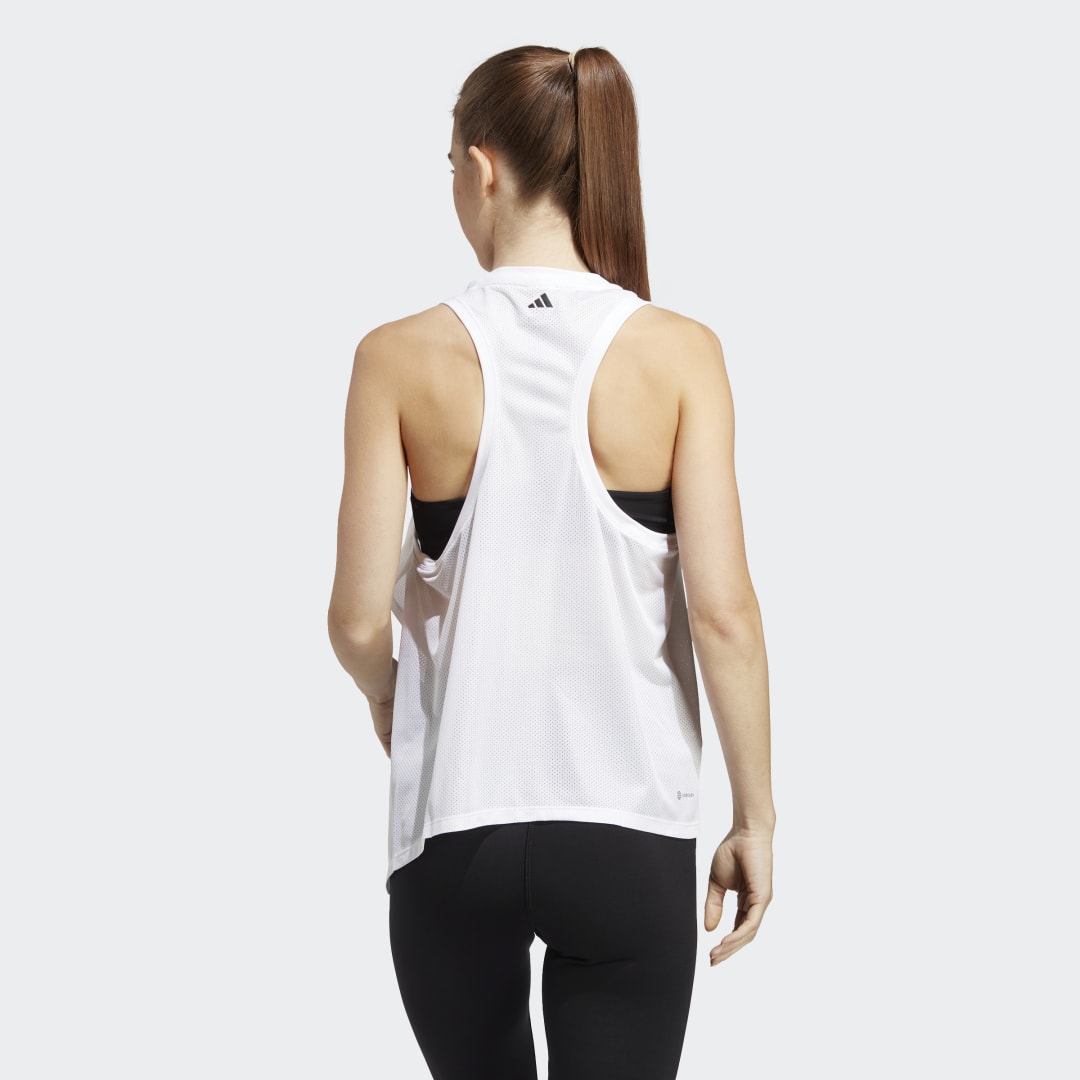Потник adidas Performance Quickburn Training Tank Top Бяло | HY5396, 1