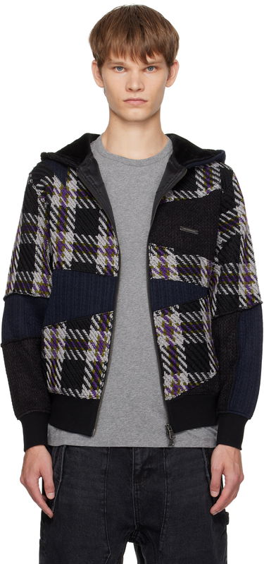 Суитчър Andersson Bell Andersson Bell Patchwork Zip-Up Hoodie Многоцветен | atb1343u, 0