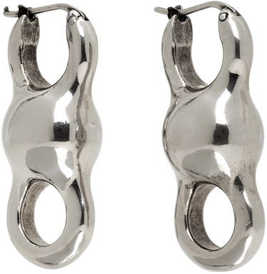 Бижута Acne Studios Silver Agoflus Ball Earrings Сиво | C50401-, 1