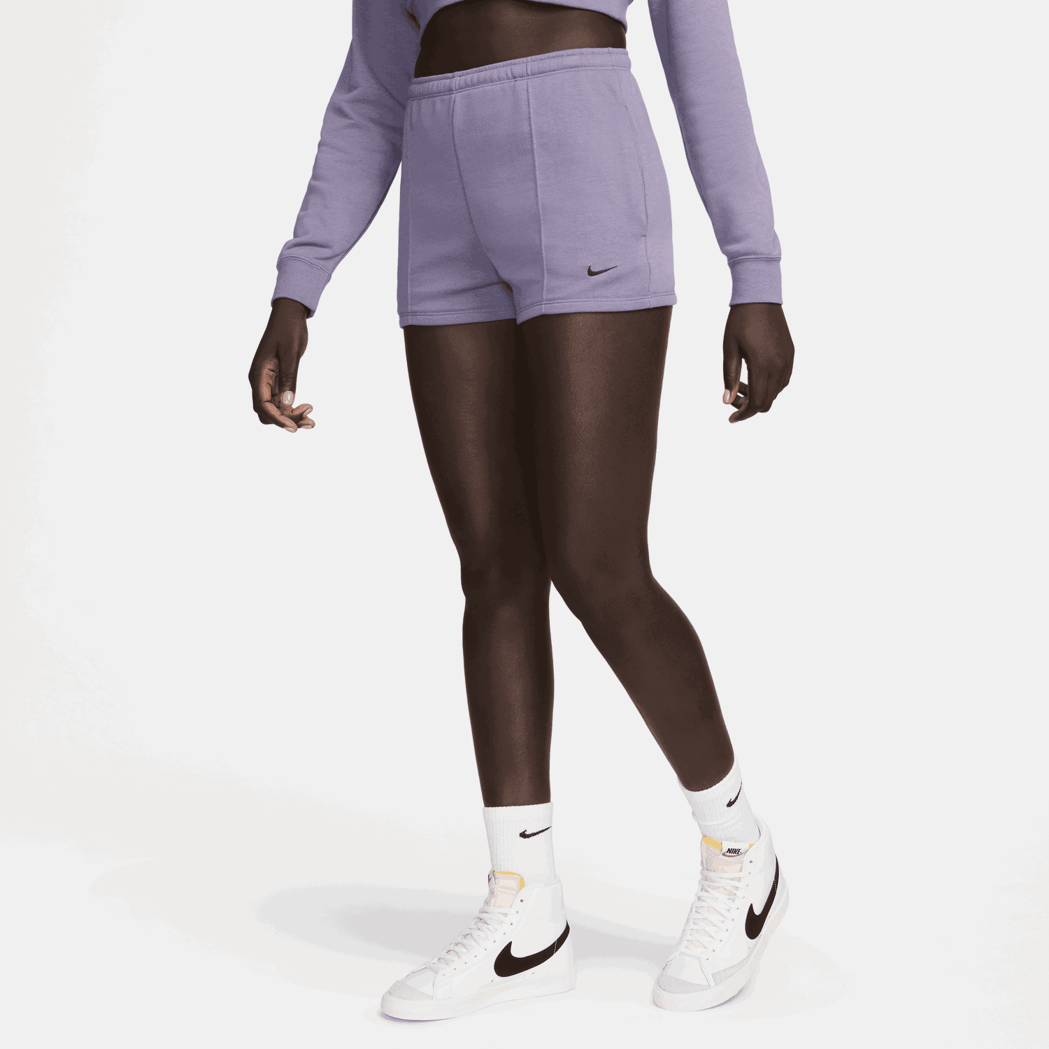 Къси панталони Nike Sportswear Chill Terry Лилаво | FN2455-509, 0